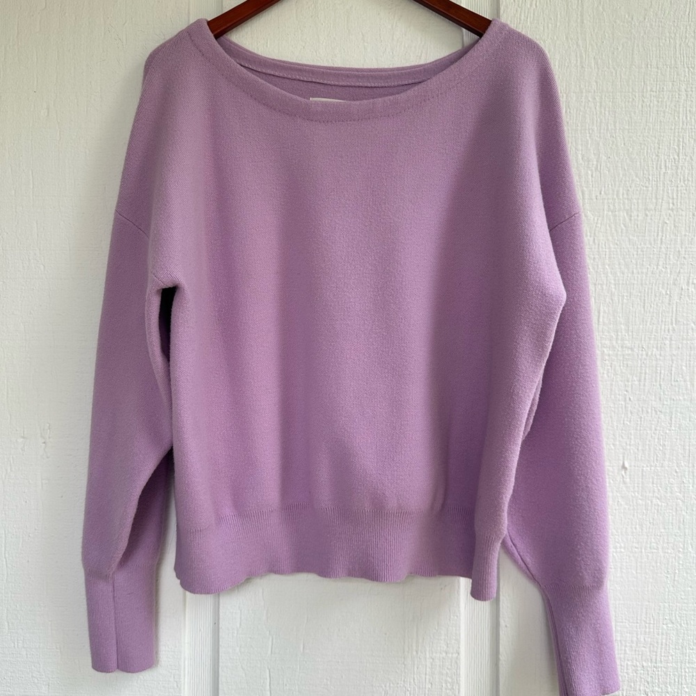 Maeve by Anthropologie Lilac Sweater Size L